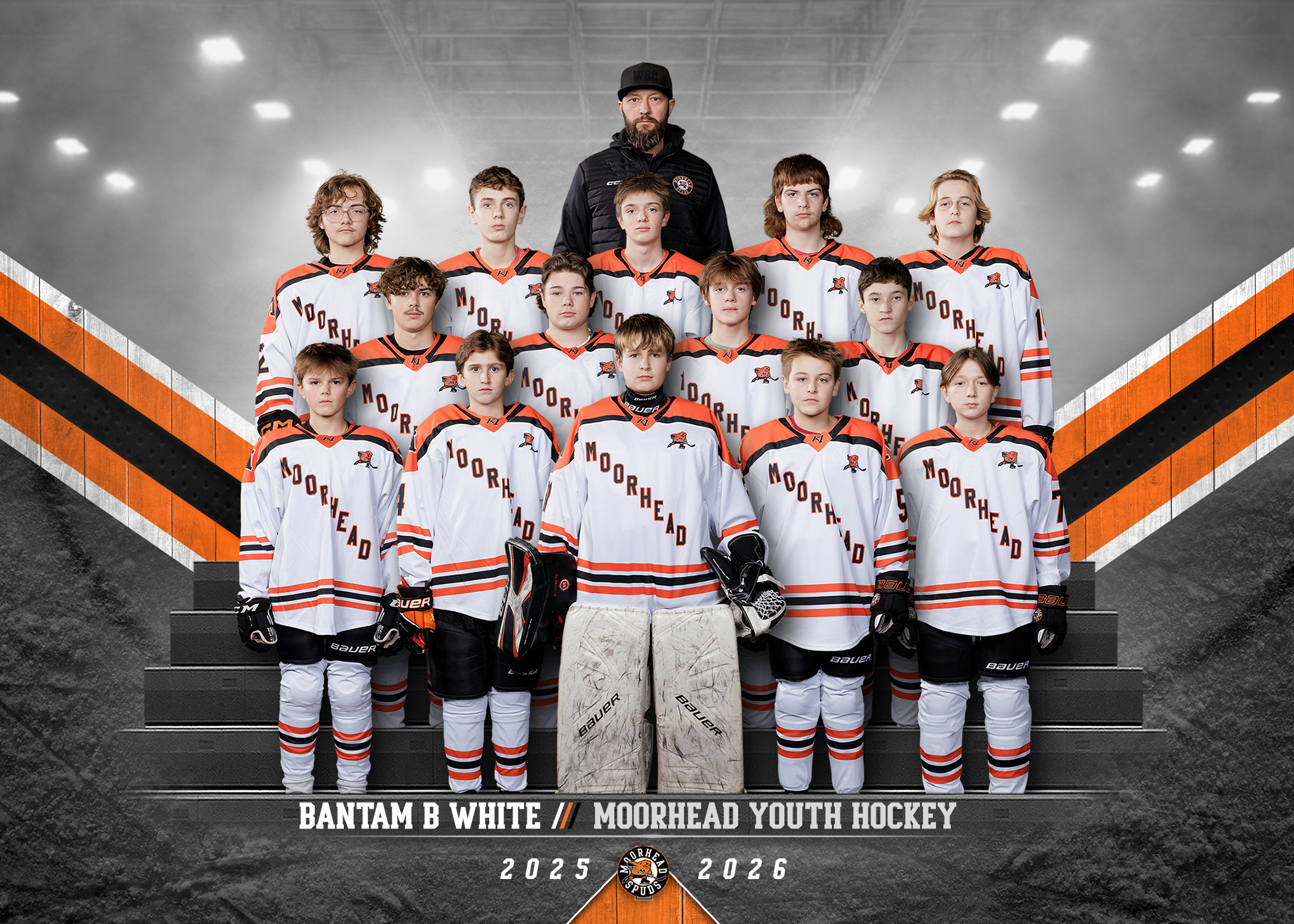 TEAM T44 BANTAM B WHITE-MYHA 2025-26